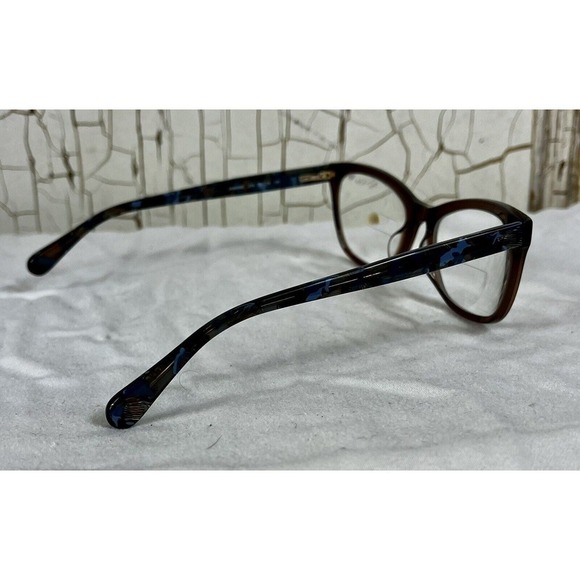 Diane Von Furstenberg Eyeglasses Frames DVF5093 210 Blue Tortoise 52-18-135 - Picture 7 of 14